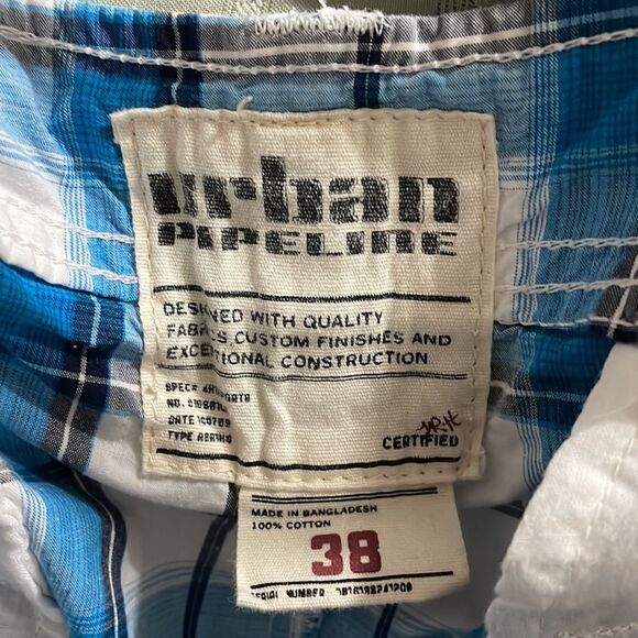 Urban pipeline plaid cargo shorts - Picture 6 of 6